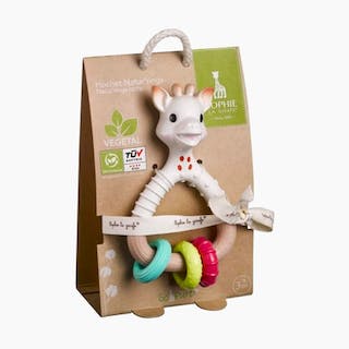 So Pure Sophie la Girafe Natur'rings Rattle