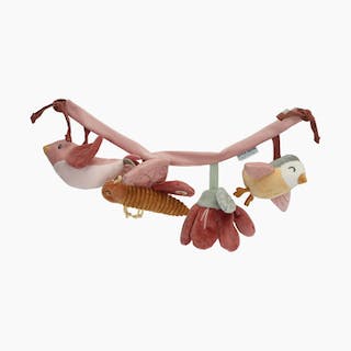 Flowers & Butterflies Stroller Toy Chain