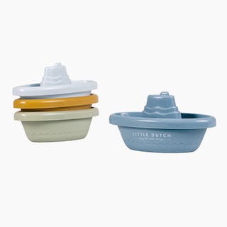 Stackable Bath Boats - Blue
