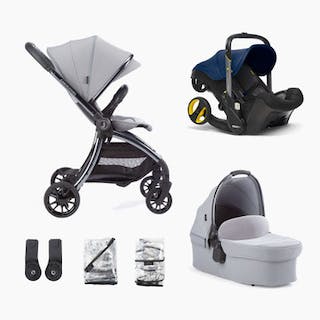 Aylo Stroller 6 Piece Bundle & Doona™ Infant Car Seat - Pebble Grey