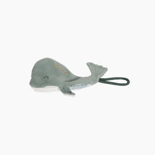 Whale Pacifier Clip - Ocean Mint